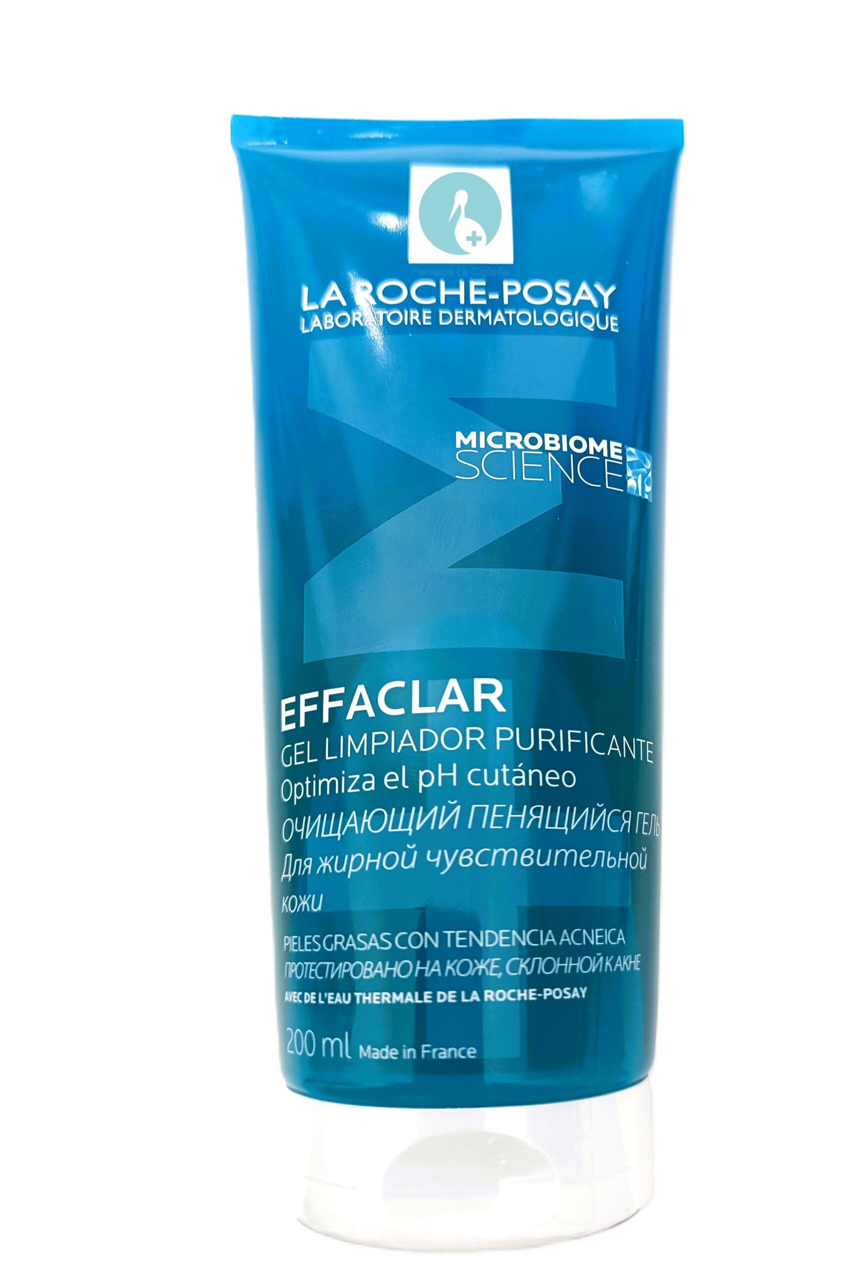EFFACLAR GEL MOUSSANT+M 1 TUBO 200 ML
