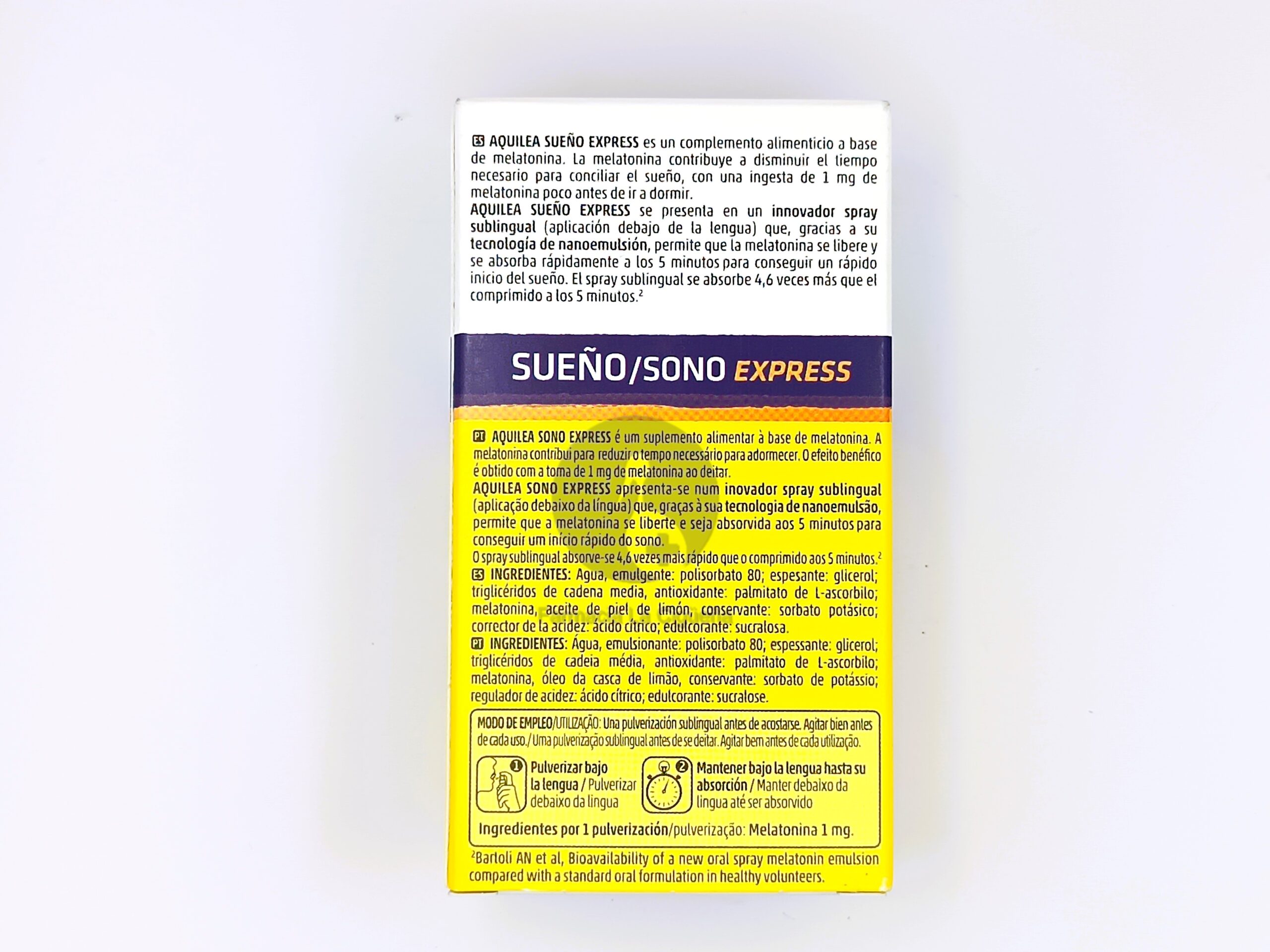 AQUILEA SUEÑO EXPRESS SPRAY SUBLINGUAL 1 MG 12 ML SPRAY SUBLINGUAL