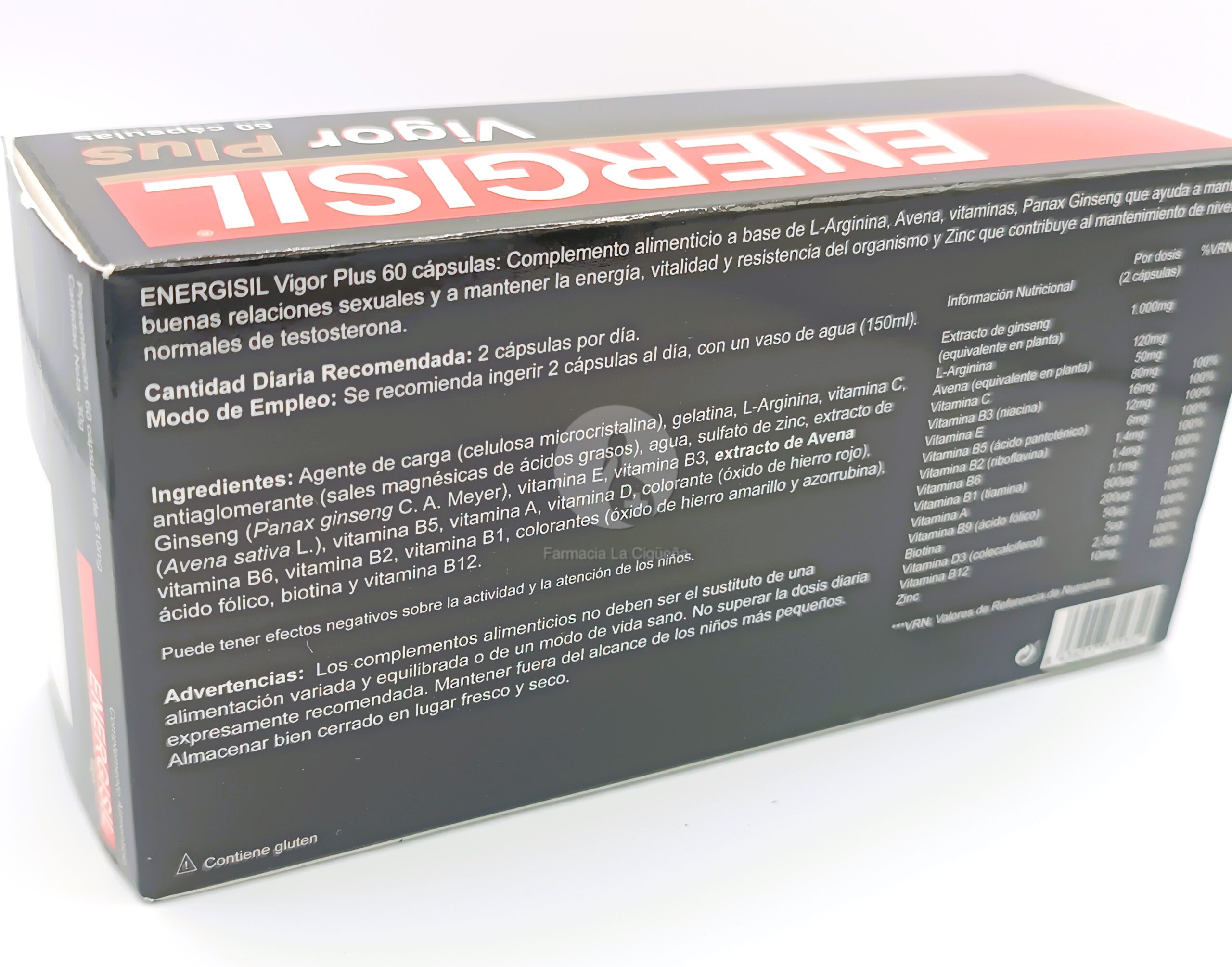 ENERGISIL VIGOR PLUS 60 CAPSULAS