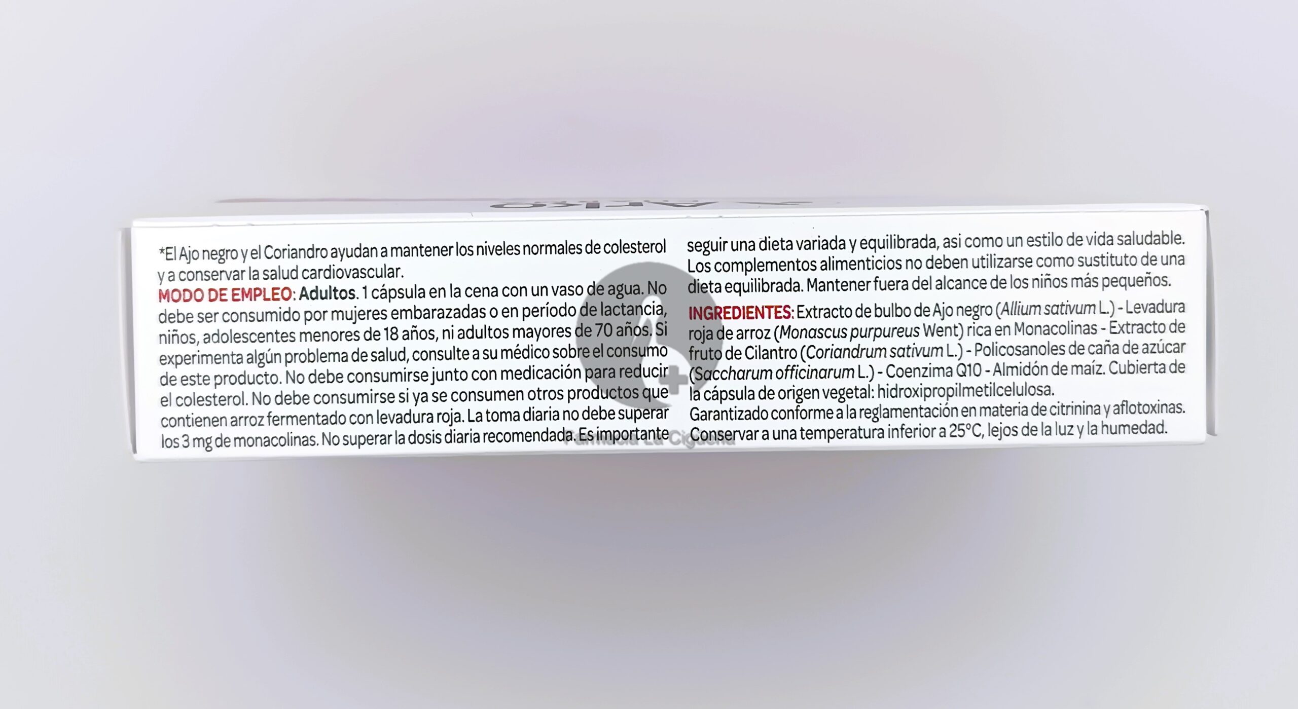 ARKOSTEROL PLUS 30 CAPSULAS