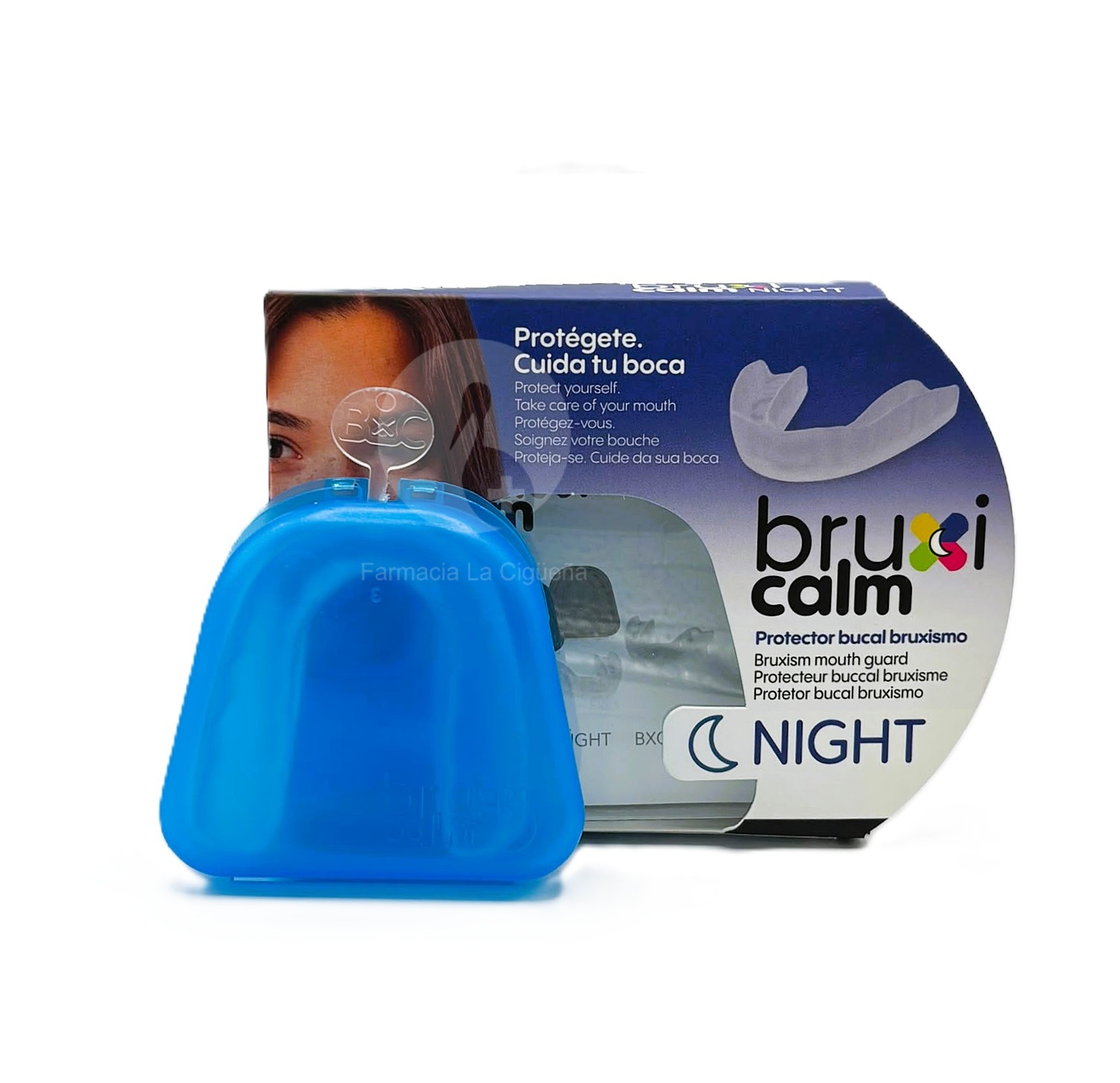 BRUXICALM NIGHT PROTECTOR BUCAL ANTIBRUXISMO 1 UNIDAD