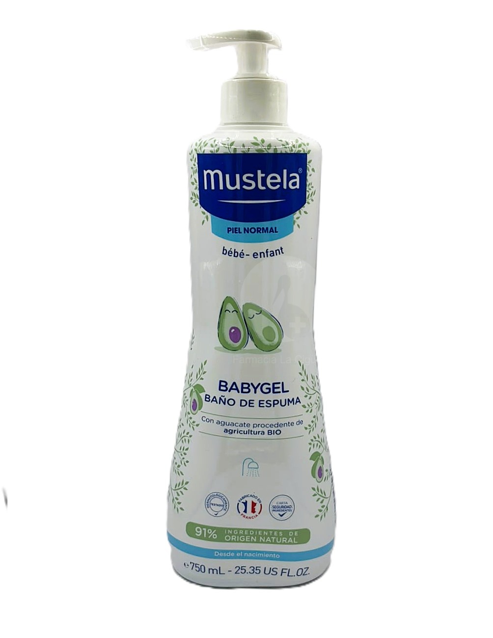BABYGEL BAÑO ESPUMA MUSTELA 1 ENVASE 750 ML