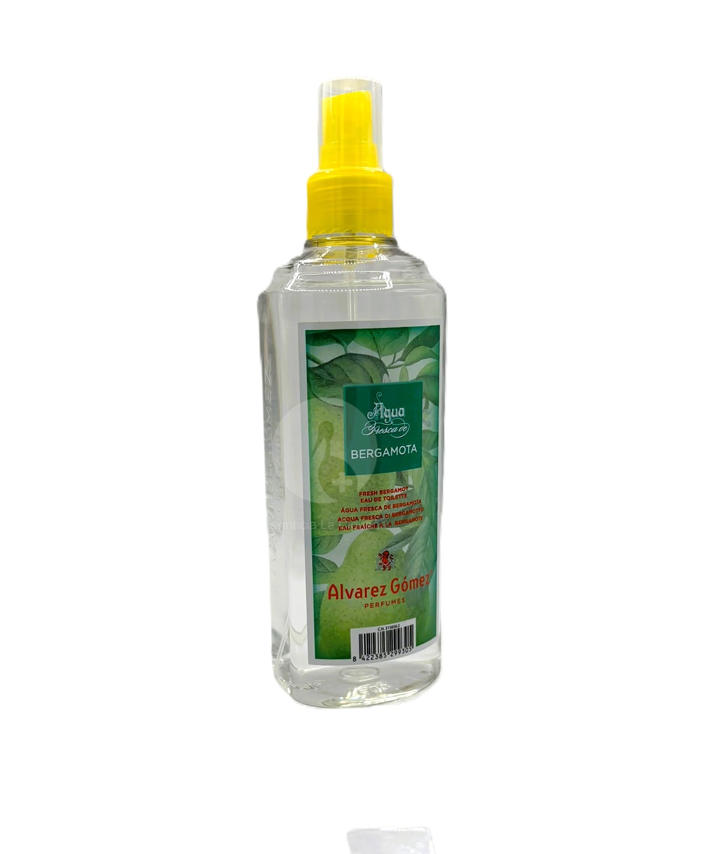 AGUA FRESCA DE BAÑO ALVAREZ GOMEZ 1 FRASCO 300 ML AROMA BERGAMOTA