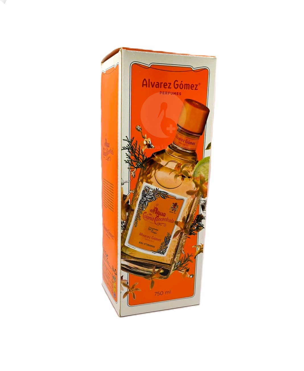 AGUA DE COLONIA CONCENTRADA EAU D´ORANGE ALVAREZ GOMEZ 1 ENVASE 750 ML