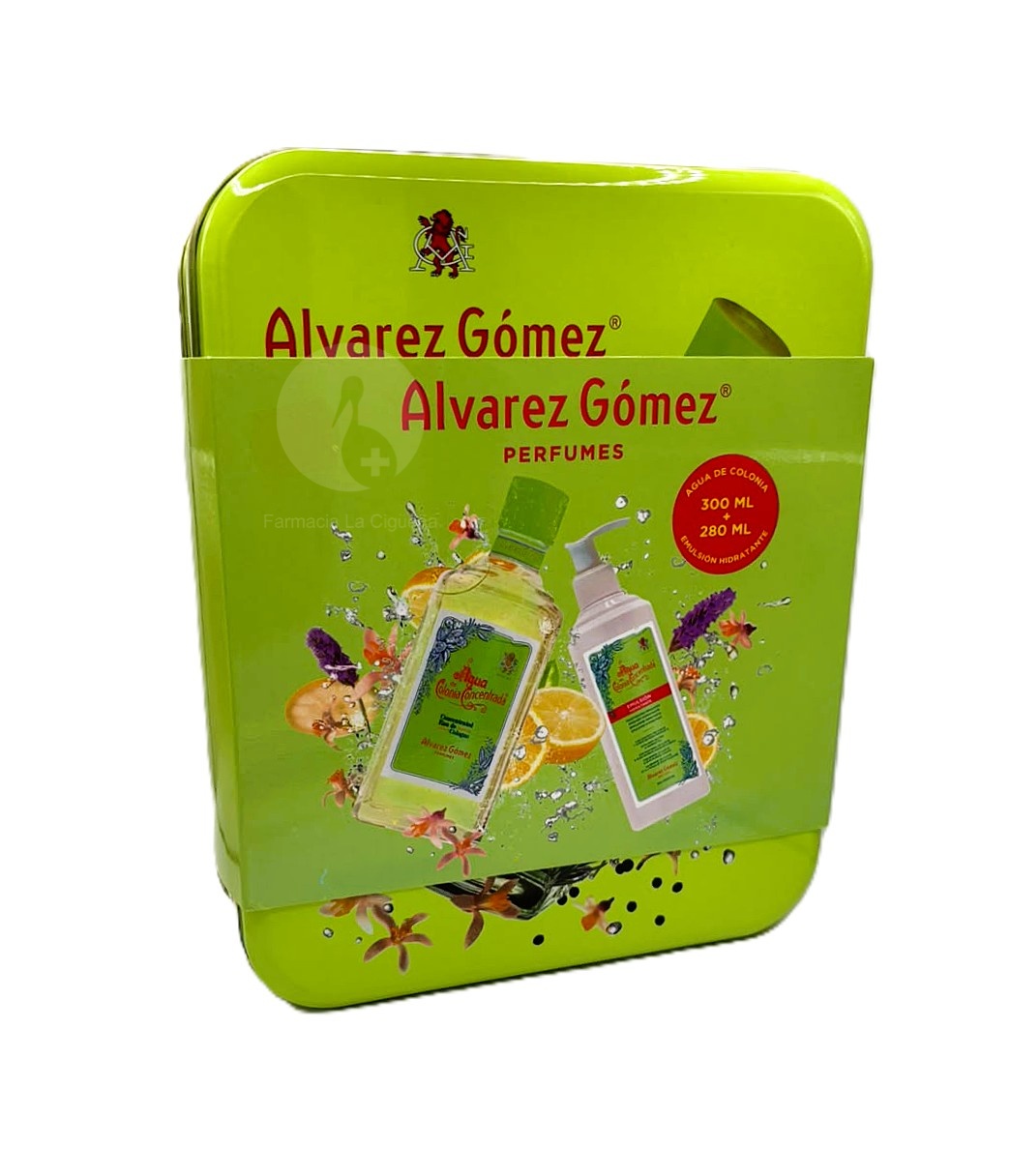 AGUA DE COLONIA CONCENTRADA EAU FRAICHE ALVAREZ GOMEZ 1 ENVASE 300 ML + 1 ENVASE 280 ML