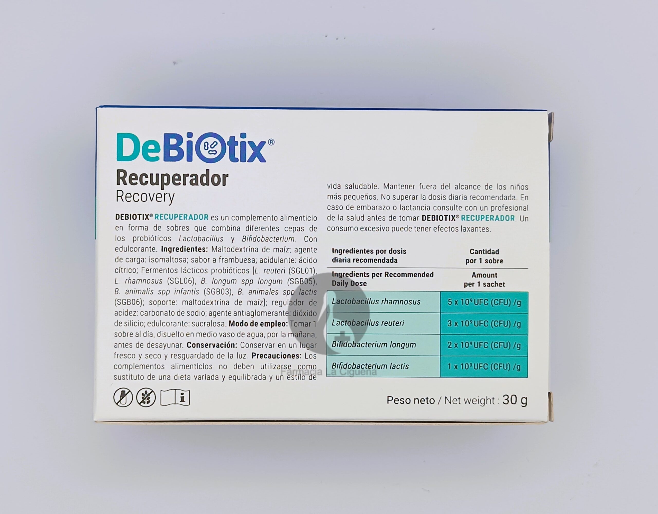DEBIOTIX RECUPERADOR 10 SOBRES