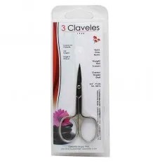 3 CLAVELES TIJERAS UÑAS RECTA 9CM 3.5″