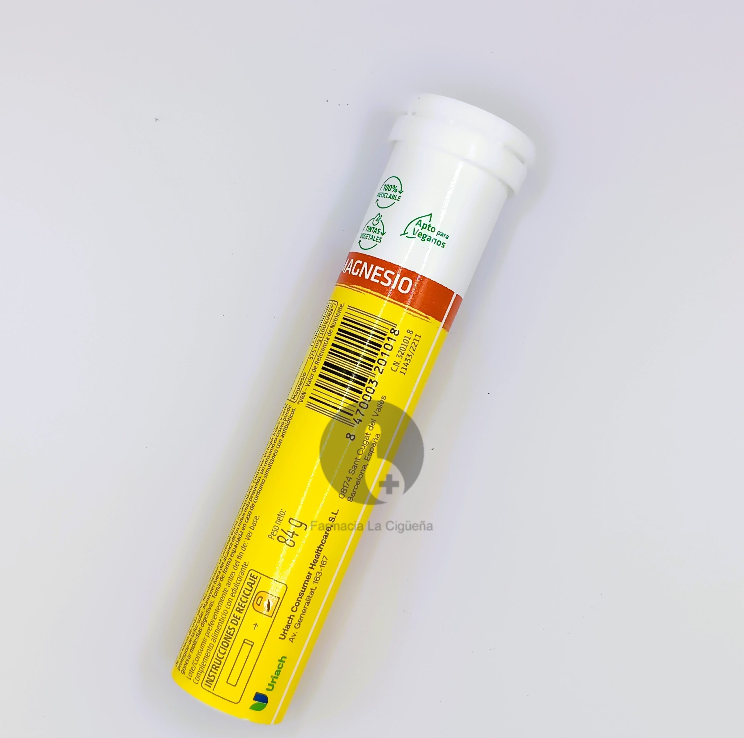 AQUILEA MAGNESIO 375 MG 14 COMPRIMIDOS EFERVESCENTES SABOR LIMON