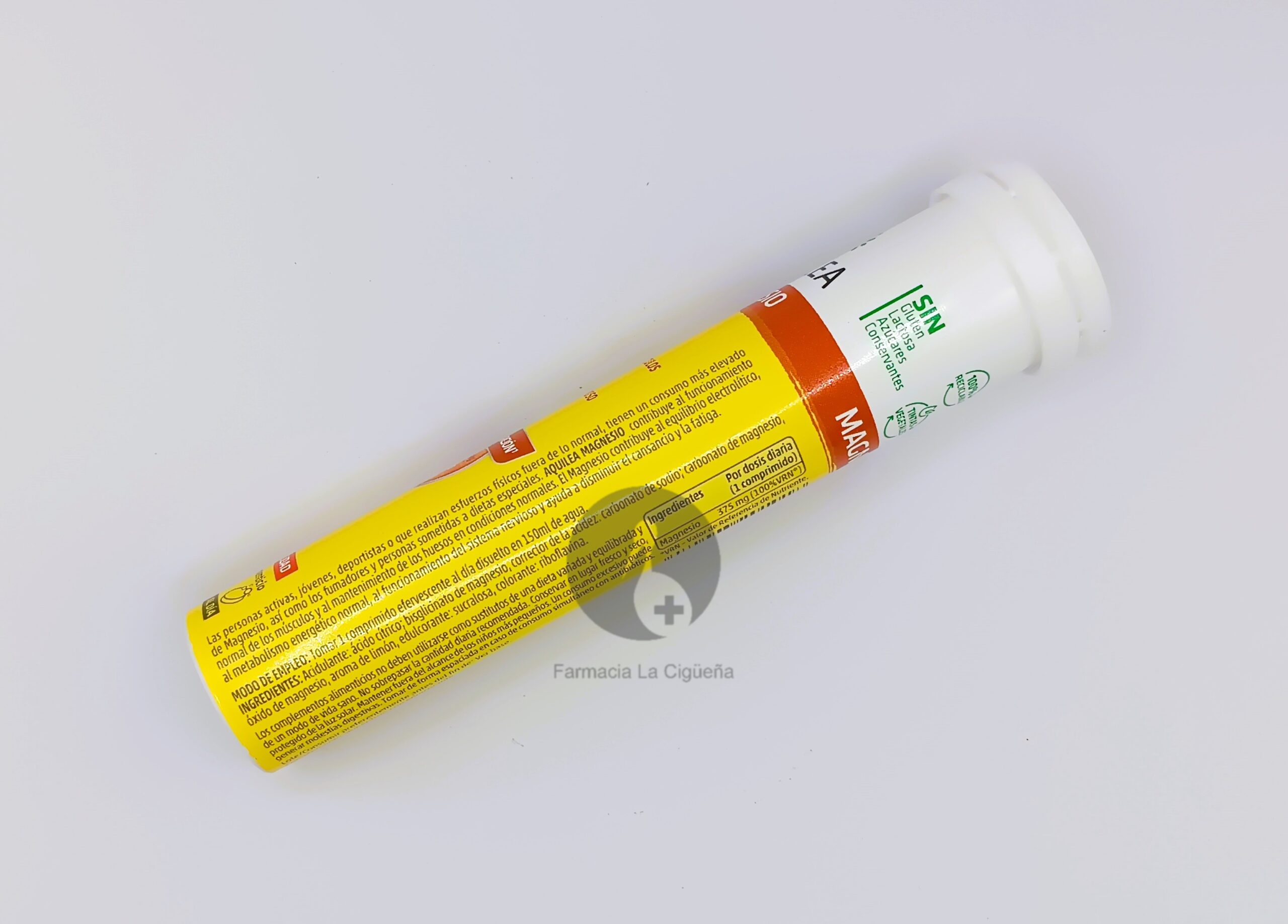 AQUILEA MAGNESIO 375 MG 14 COMPRIMIDOS EFERVESCENTES SABOR LIMON