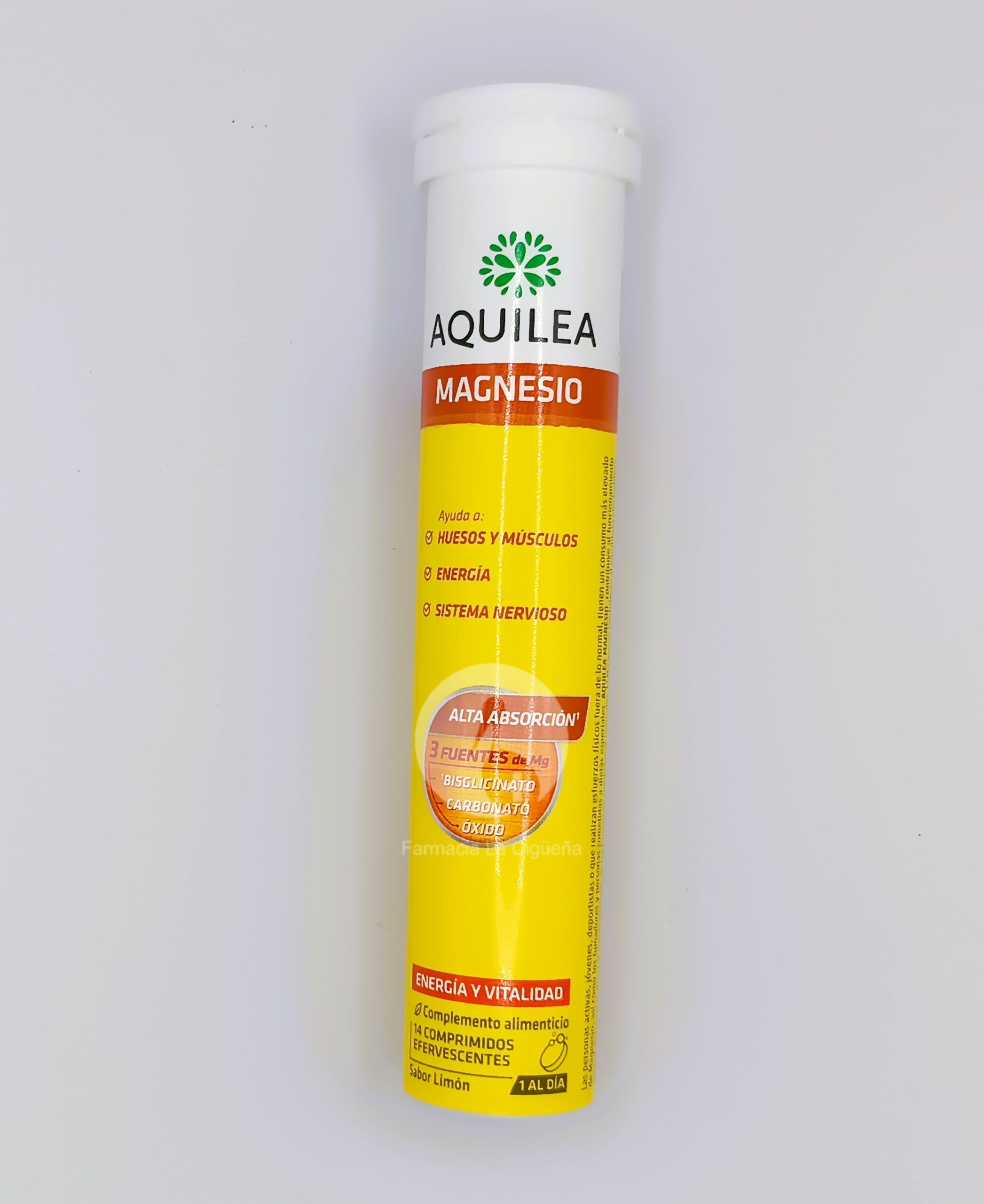 AQUILEA MAGNESIO 375 MG 14 COMPRIMIDOS EFERVESCENTES SABOR LIMON