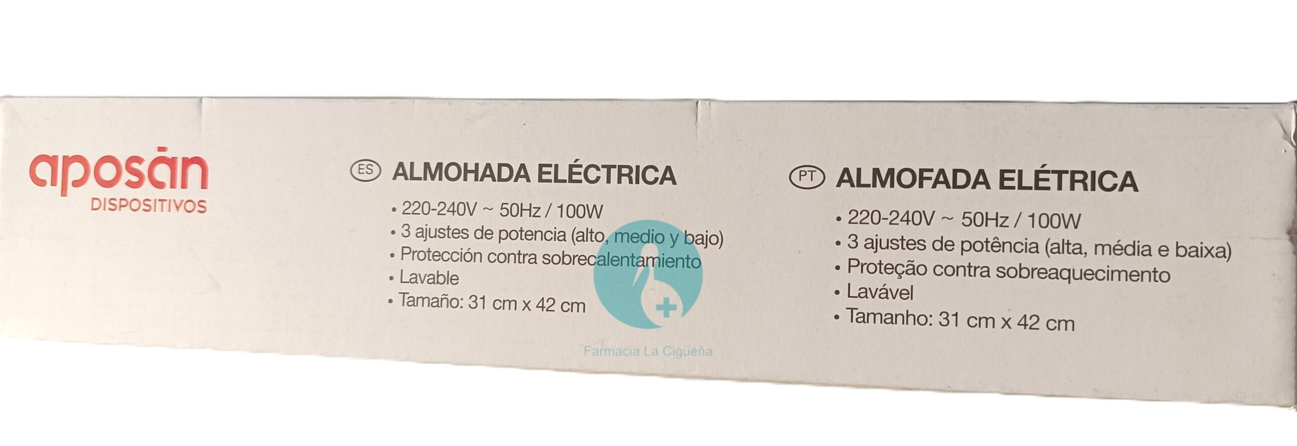 ALMOHADILLA ELECTRICA APOSAN 1 UNIDAD