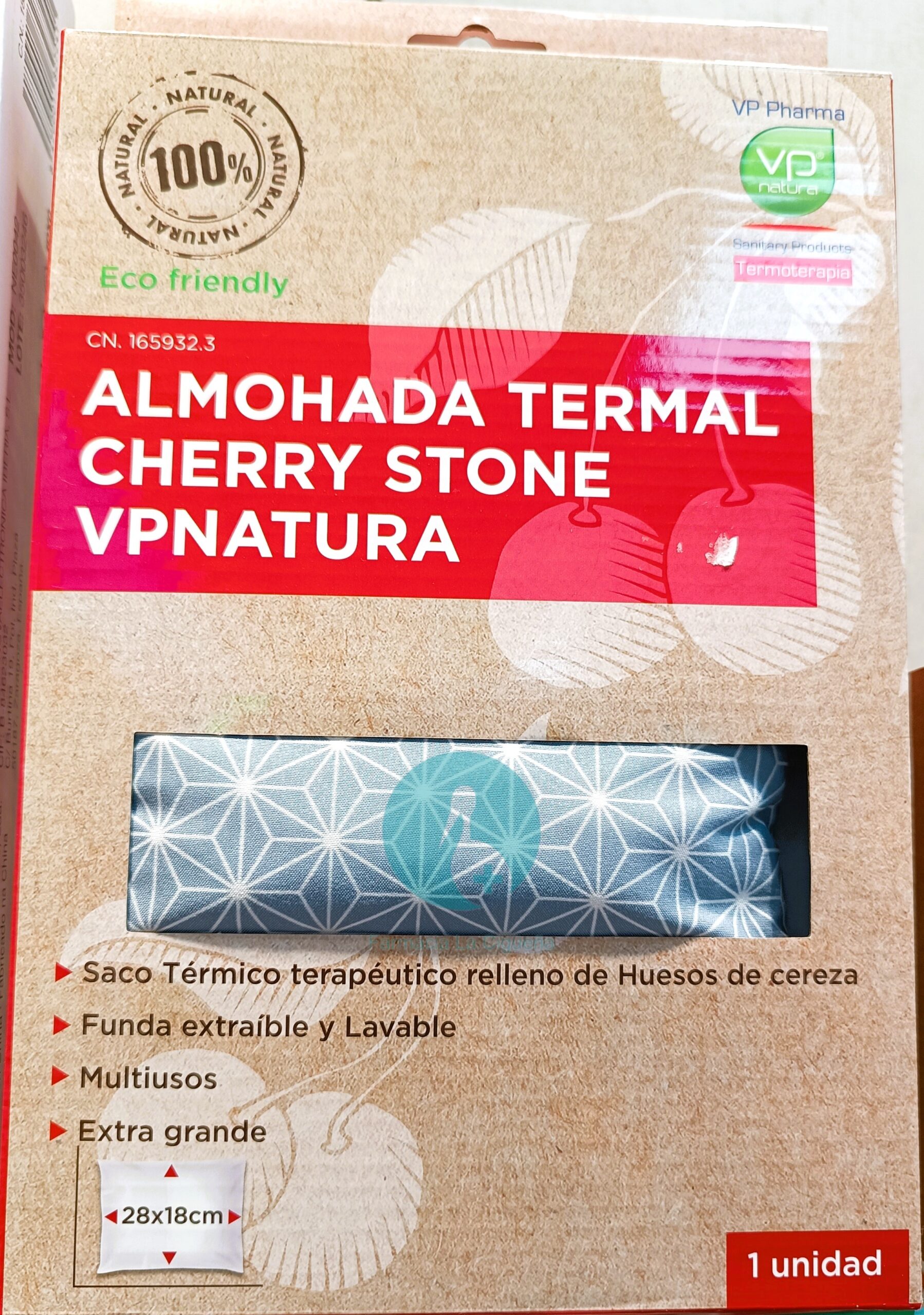 CHERRY STONE ALMOHADA TERMAL FRIO/ CALOR VP NATURA 1 UNIDAD