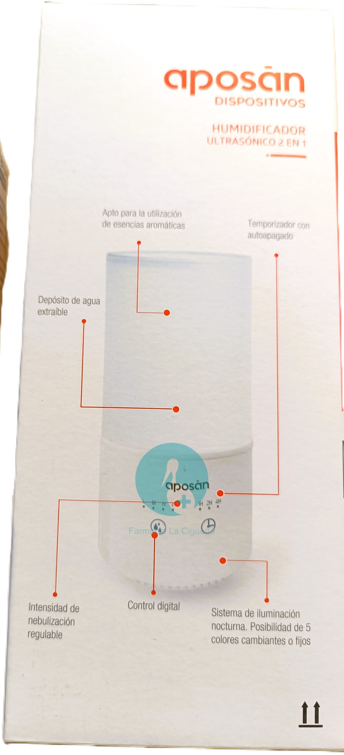APOSAN HUMIDIFICADOR ULTRASONICO UH-6 1 UNIDAD