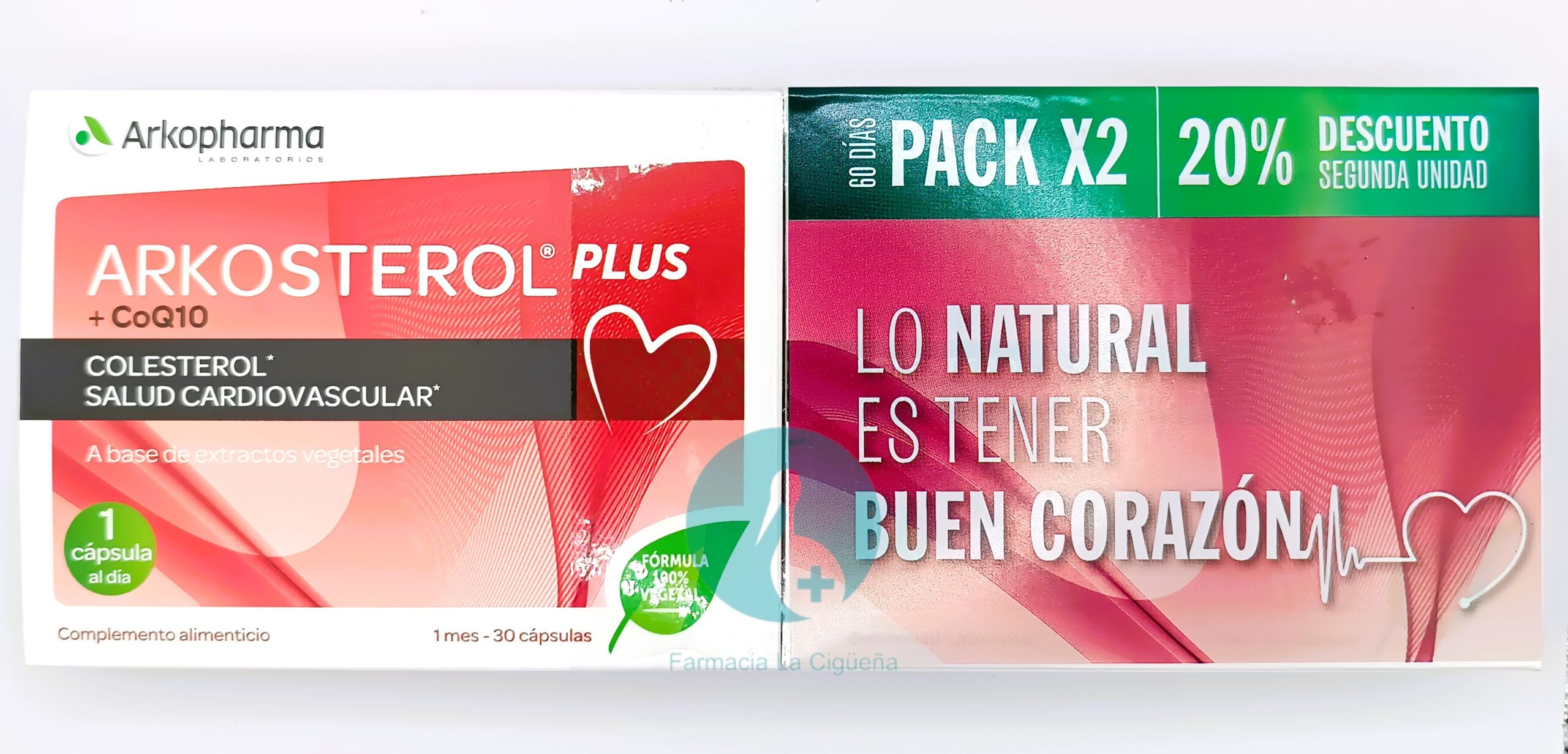 ARKOSTEROL PLUS 2 ENVASES 30 CAPSULAS