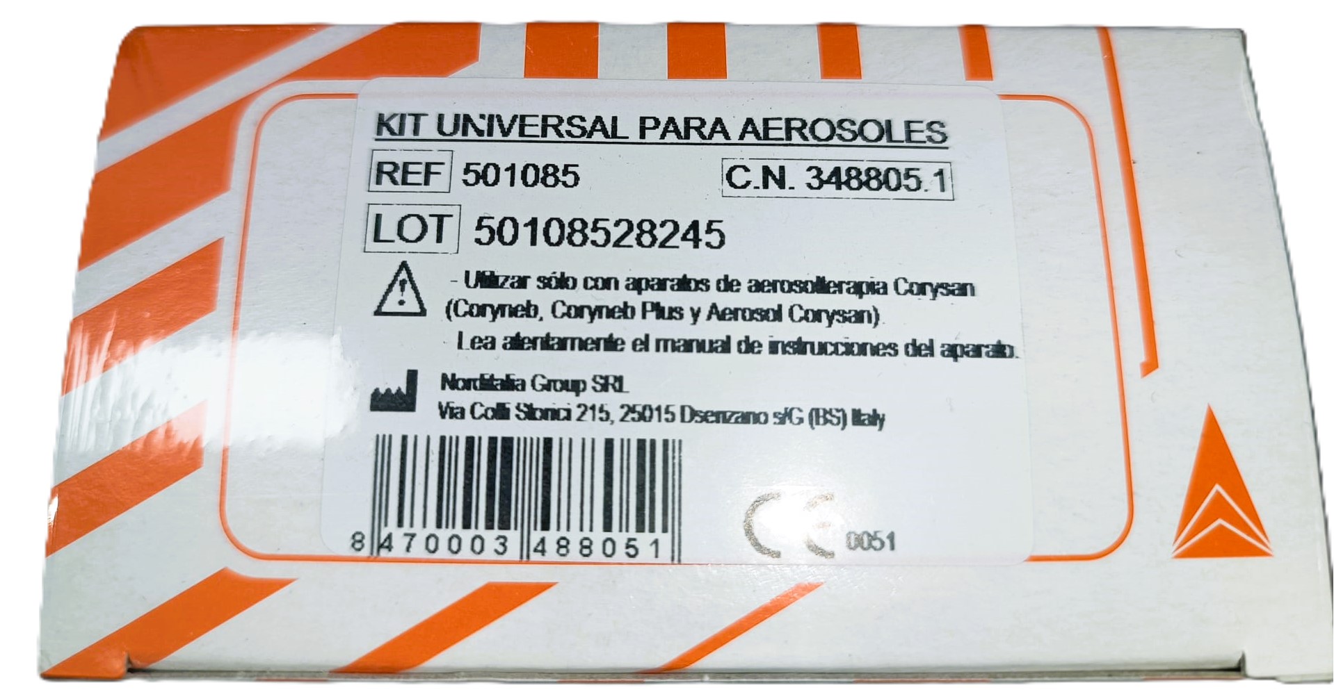 KIT UNIVERSAL PARA AEROSOLES CORYSAN (CORYNEB, CORYNEB PLUS Y CORYSAN)