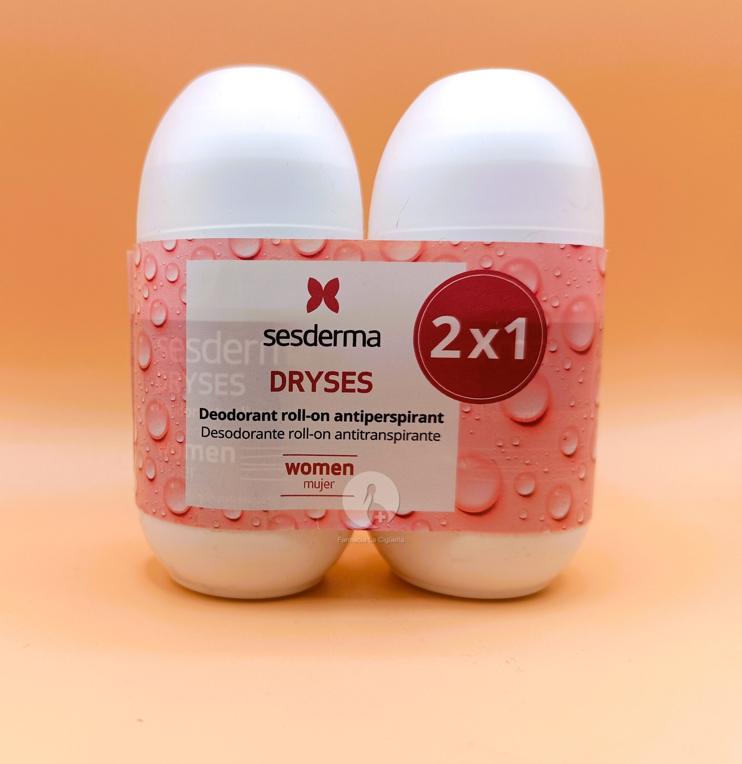 DRYSES DESODORANTE ANTITRANSPIRANTE MUJER 2X1 ROLL ON 75 ML