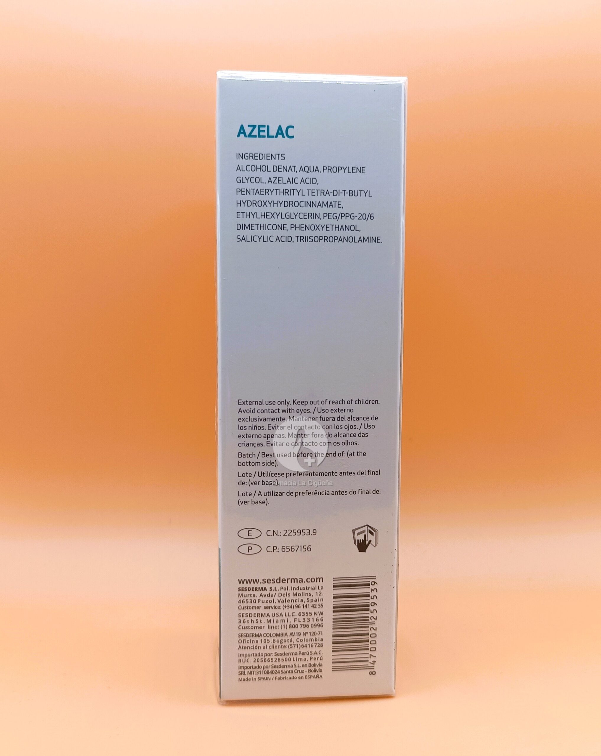 AZELAC LOCION 1 ENVASE 100 ML