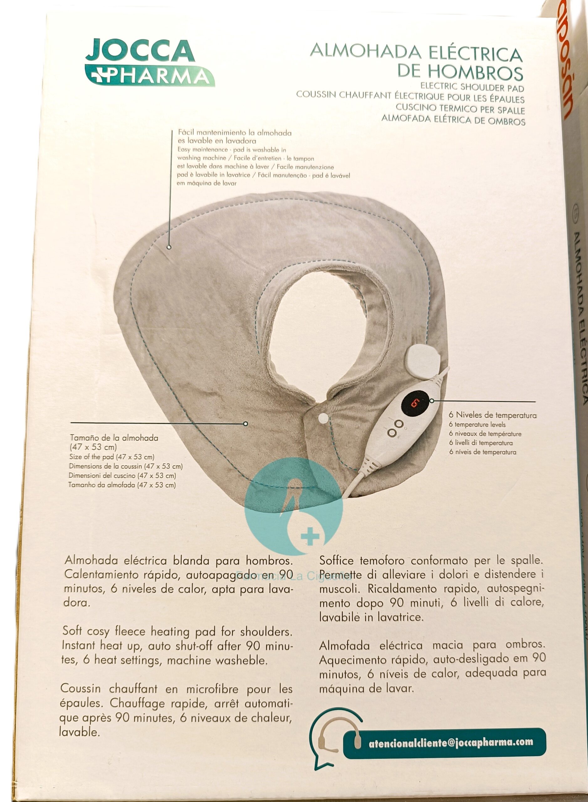 CALENTADOR DE HOMBROS ELECTRICO JP064 JOCCA