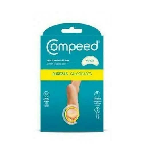 COMPEED DUREZAS HIDROCOLOIDE TALLA GRANDE 2 UNIDADES
