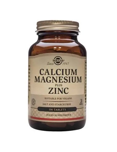 CALCIO MAGNESIO PLUS ZINC 100 CMP SOLGAR