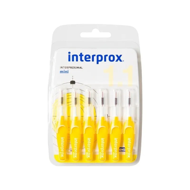 CEPILLO ESPACIO INTERPROXIMAL INTERPROX MINI CONICO 6 UNIDADES