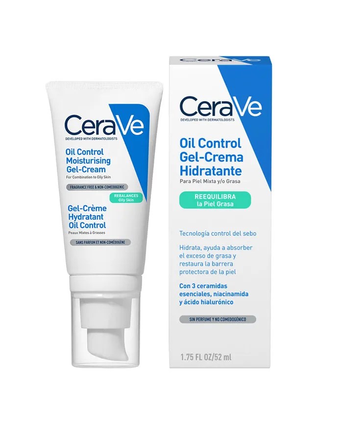 CERAVE PACK LIMPIADOR ESPUMOSO+GEL-CREMA OIL CONTROL HIDRATANTE
