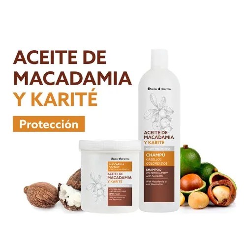 CHAMPU MACADAMIA Y KARITE 1000ML TH PHARMA