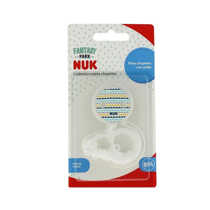 CINTA SUJETA CHUPETES NUK 1 UNIDAD SPACE
