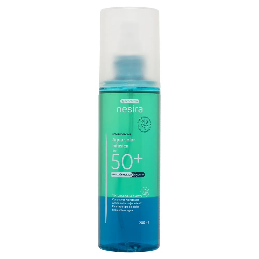 ACOFARMA NESIRA AGUA SOLAR BIFASICA SPF 50+ 1 ENVASE 200 ML