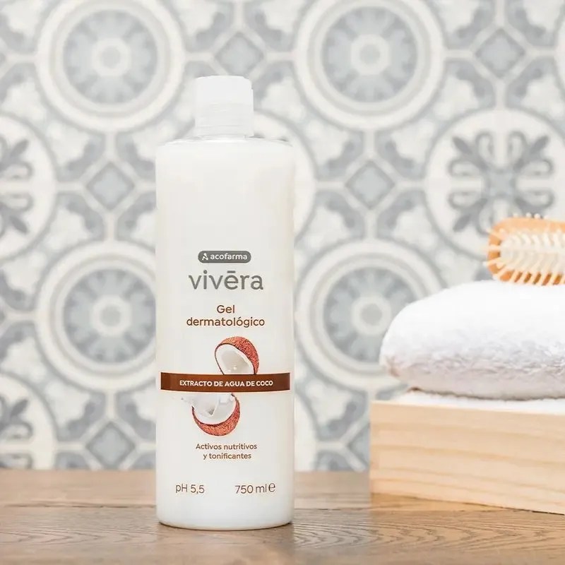 ACOFARMA VIVERA GEL CON EXTRACTO DE COCO 1 ENVASE 750 ML