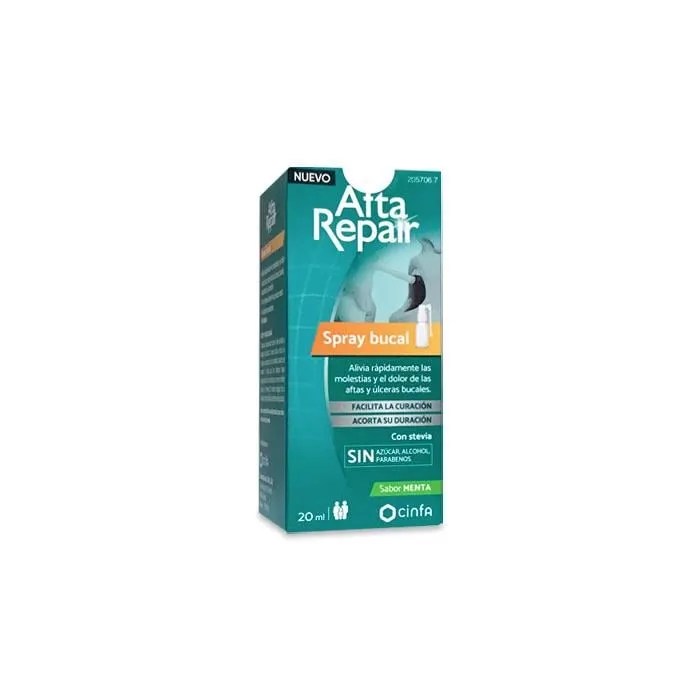 AFTA REPAIR SPRAY BUCAL 1 ENVASE 20 ML SABOR MENTA