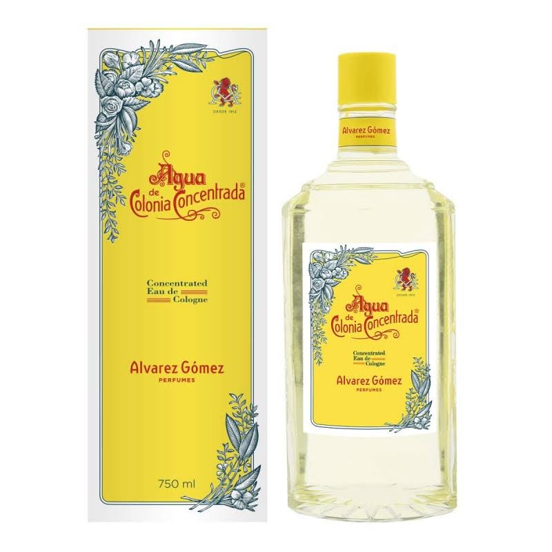 AGUA DE COLONIA CONCENTRADA ALVAREZ GOMEZ 1 ENVASE 750 ML
