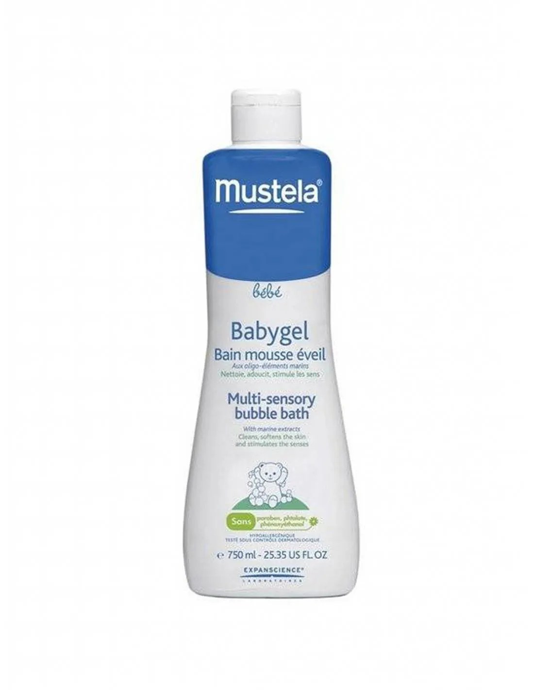 BABYGEL BAÑO ESPUMA MUSTELA 1 ENVASE 750 ML