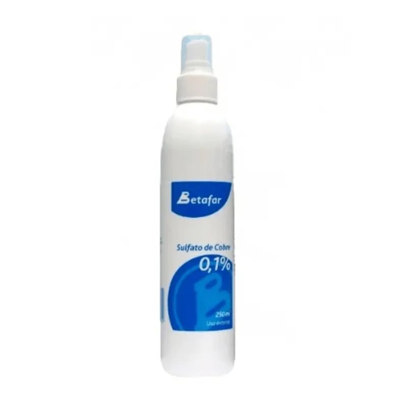 BETAFAR SULFATO DE COBRE 0.1% 1 ENVASE 250 ML