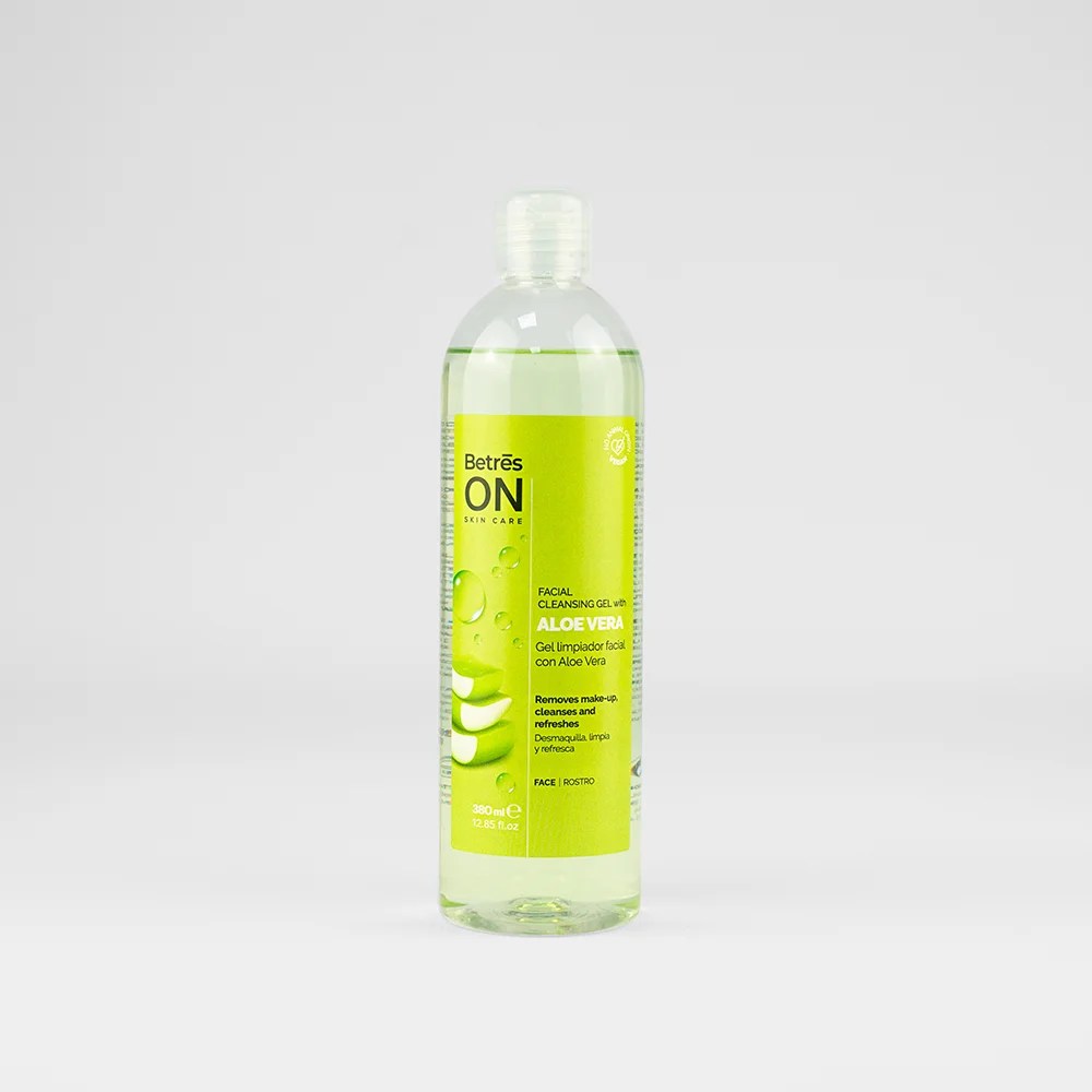 BETRÉS ON GEL LIMPIADOR FACIAL CON ALOE VERA 380 ML