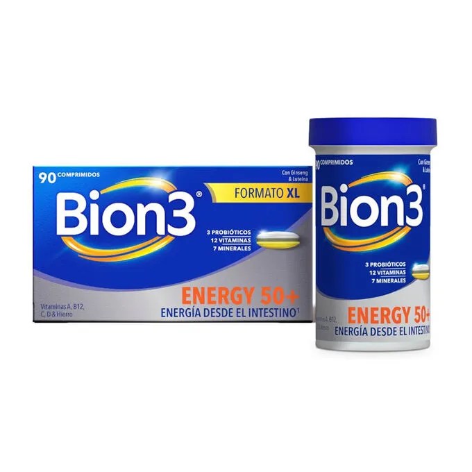BION 3 ENERGY 50+ 90 COMPRIMIDOS