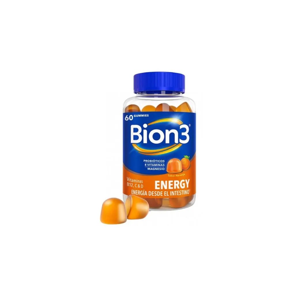 BION 3 ENERGY 60 GUMMIES SABOR NARANJA