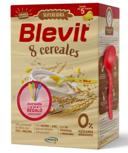 BLEVIT SUPERFIBRA 8 CEREALES 1 ENVASE 500 G + CUCHARA REGALO