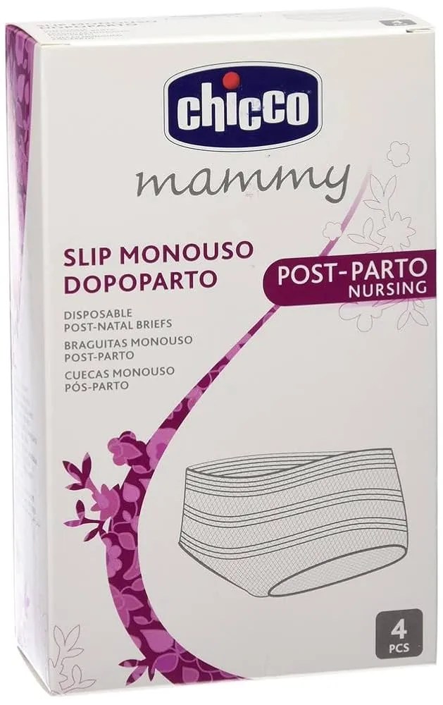 BRAGA POSTPARTO CHICCO MAMMY 4 UNIDADES MALLA TALLA UNICA