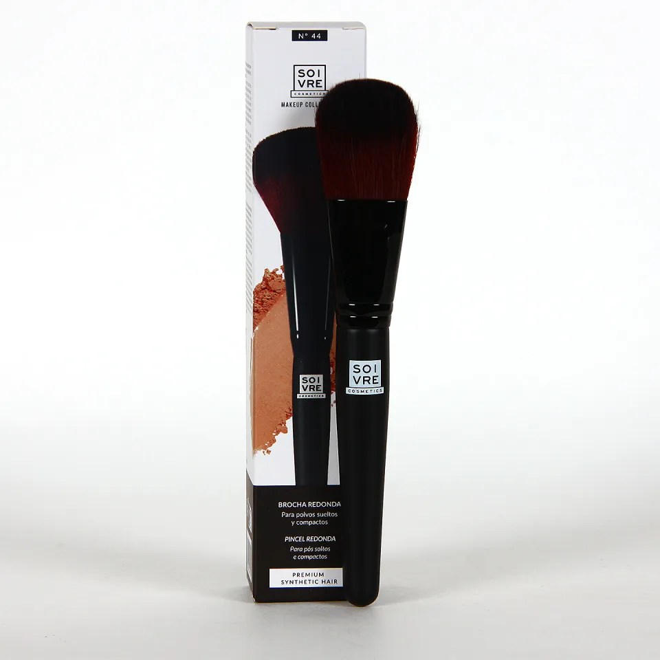 BROCHA DE MAQUILLAJE SOIVRE COSMETICS 1 UNIDAD REDONDA Nº 44