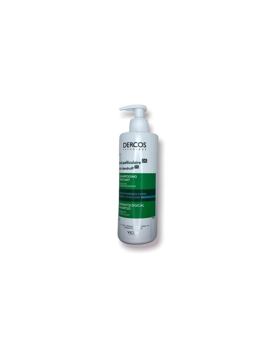 DERCOS TECHNIQUE ANTICASPA CHAMPU C GRASO 1 ENVASE 400 ML