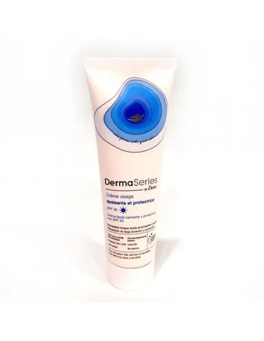 DERMASERIES CREMA FACIAL CALMANTE Y PROTECTORA CON SPF 30 1 TUBO 50 ML