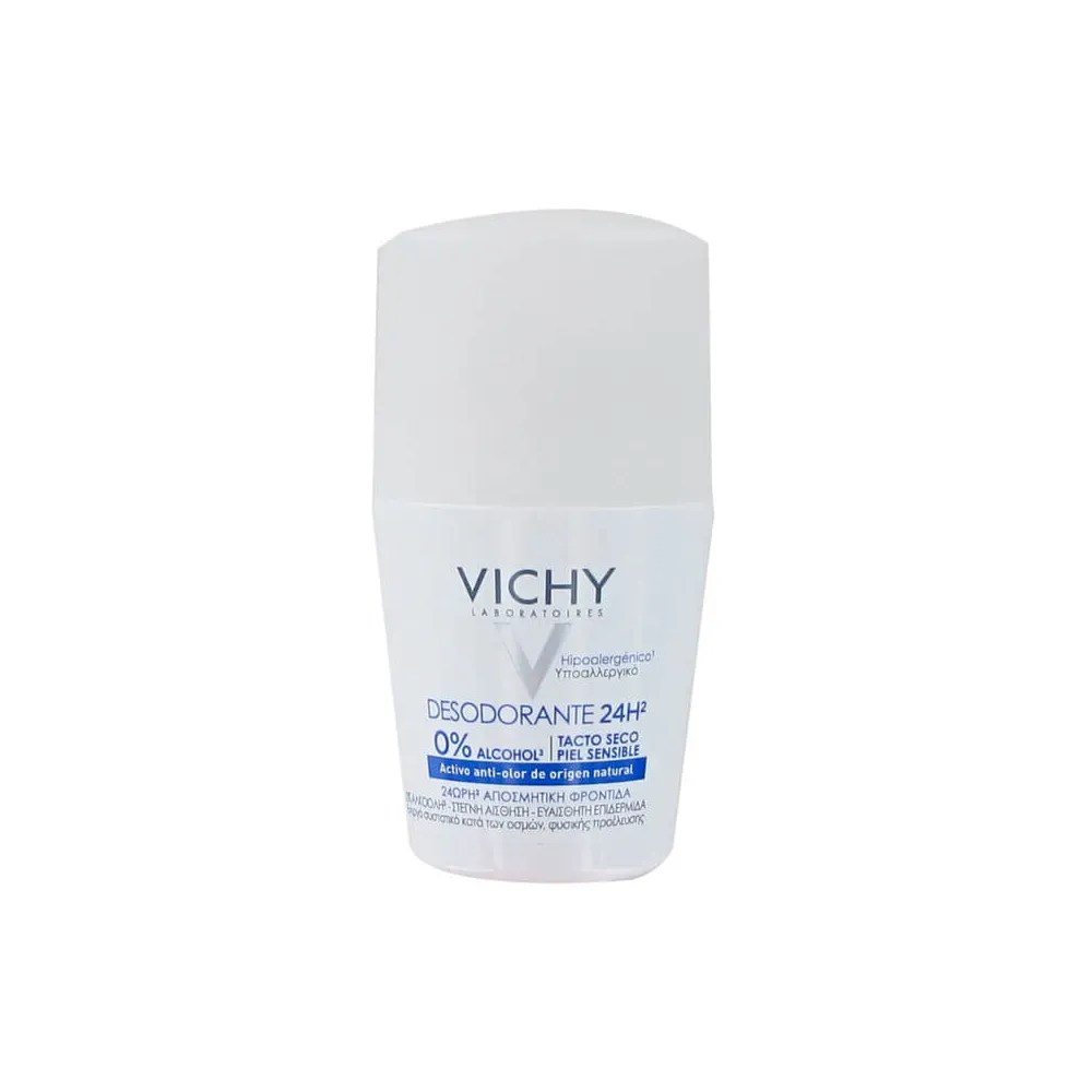 DESODORANTE 24 H SIN SALES DE ALUMINIO VICHY 1 ROLL ON 50 ML