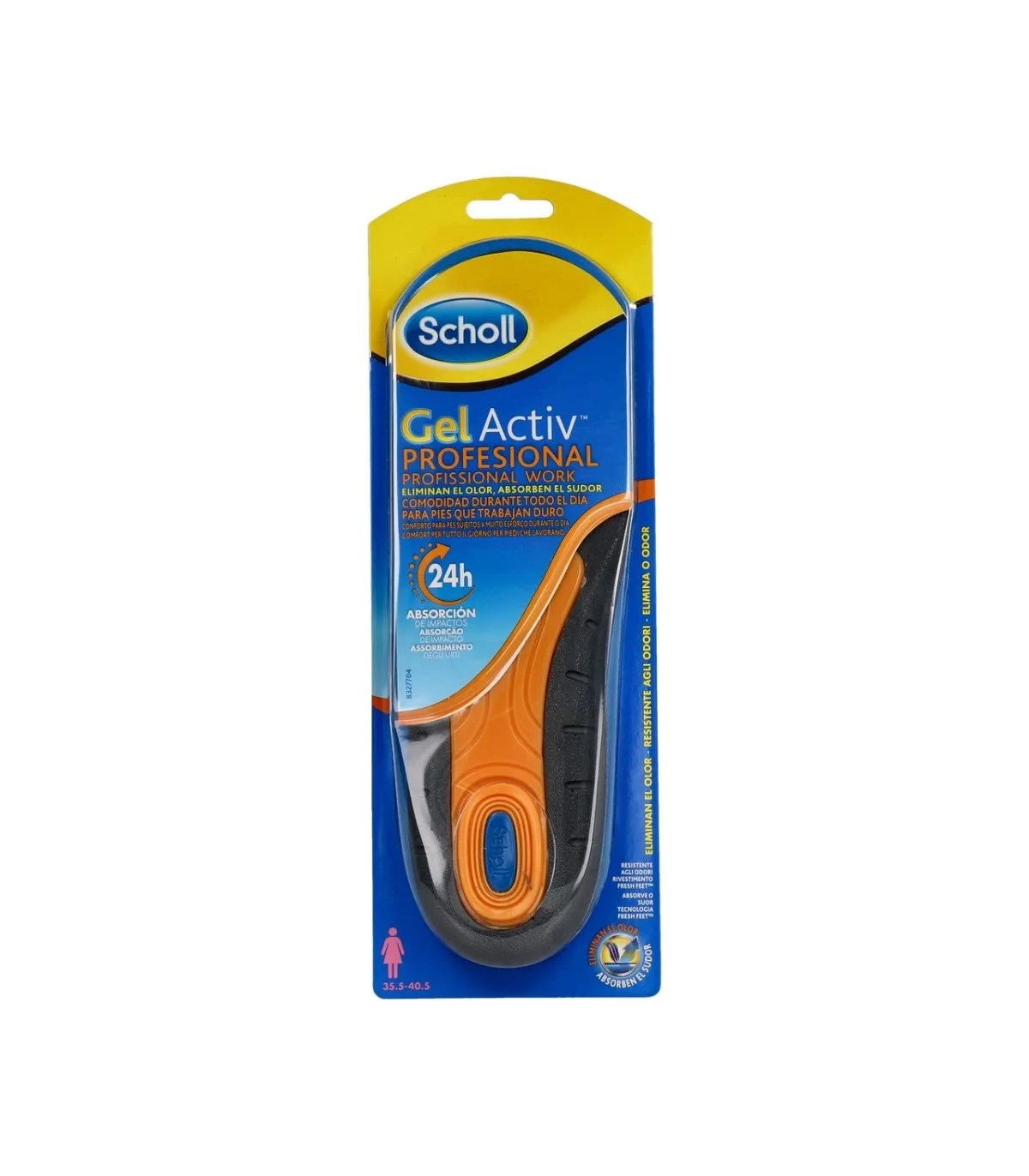 DR SCHOLL GELACTIV PROFESIONAL MUJER 1 PAR