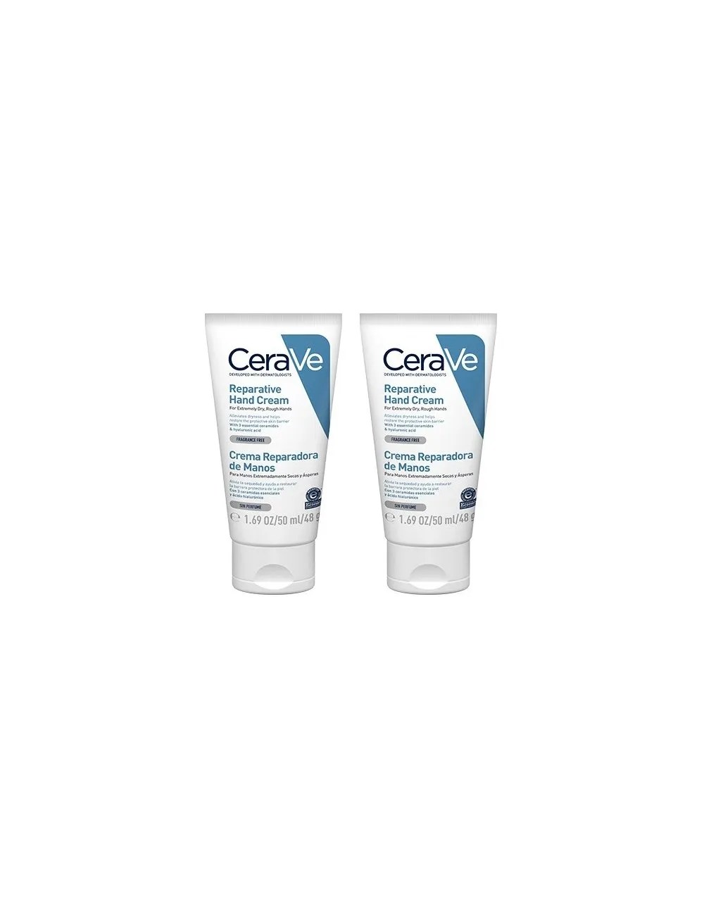 DUPLO MANOS CERAVE CREMA REPARADORA MANOS