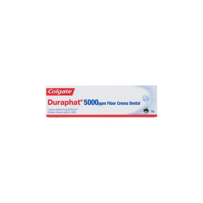 DURAPHAT 5000 PPM FLUOR CREMA DENTAL 1 ENVASE 51 G