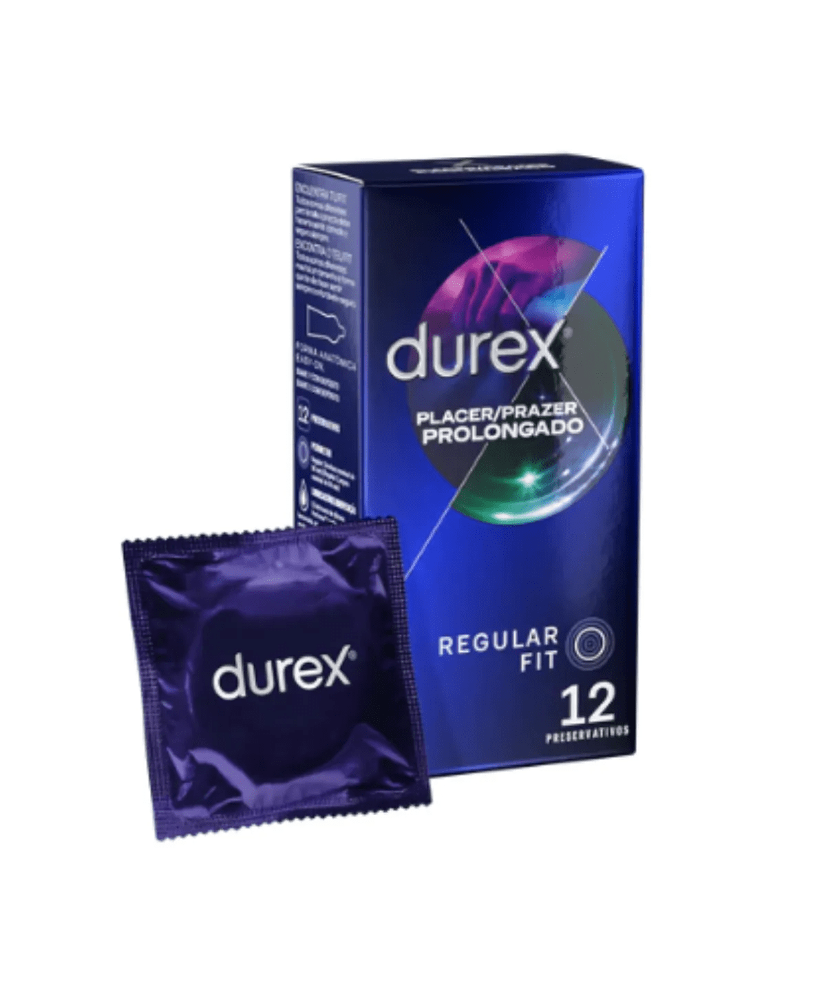 DUREX PLACER PROLONGADO PRESERVATIVOS 12 UNIDADES