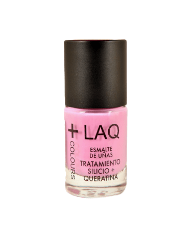 +LAQ COLOURS ESMALTE TRATAMIENTO SILICIO + KERATINA 1 ENVASE 10 ML COLOR 408