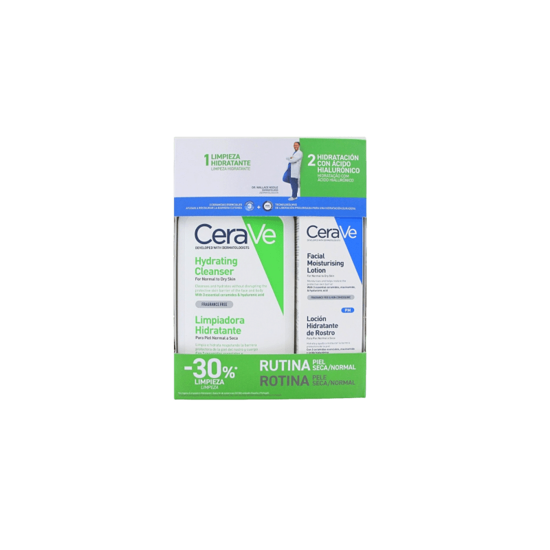 CERAVE PACK LIMPIADOR HIDRATANTE+LOCION ROSTRO PM
