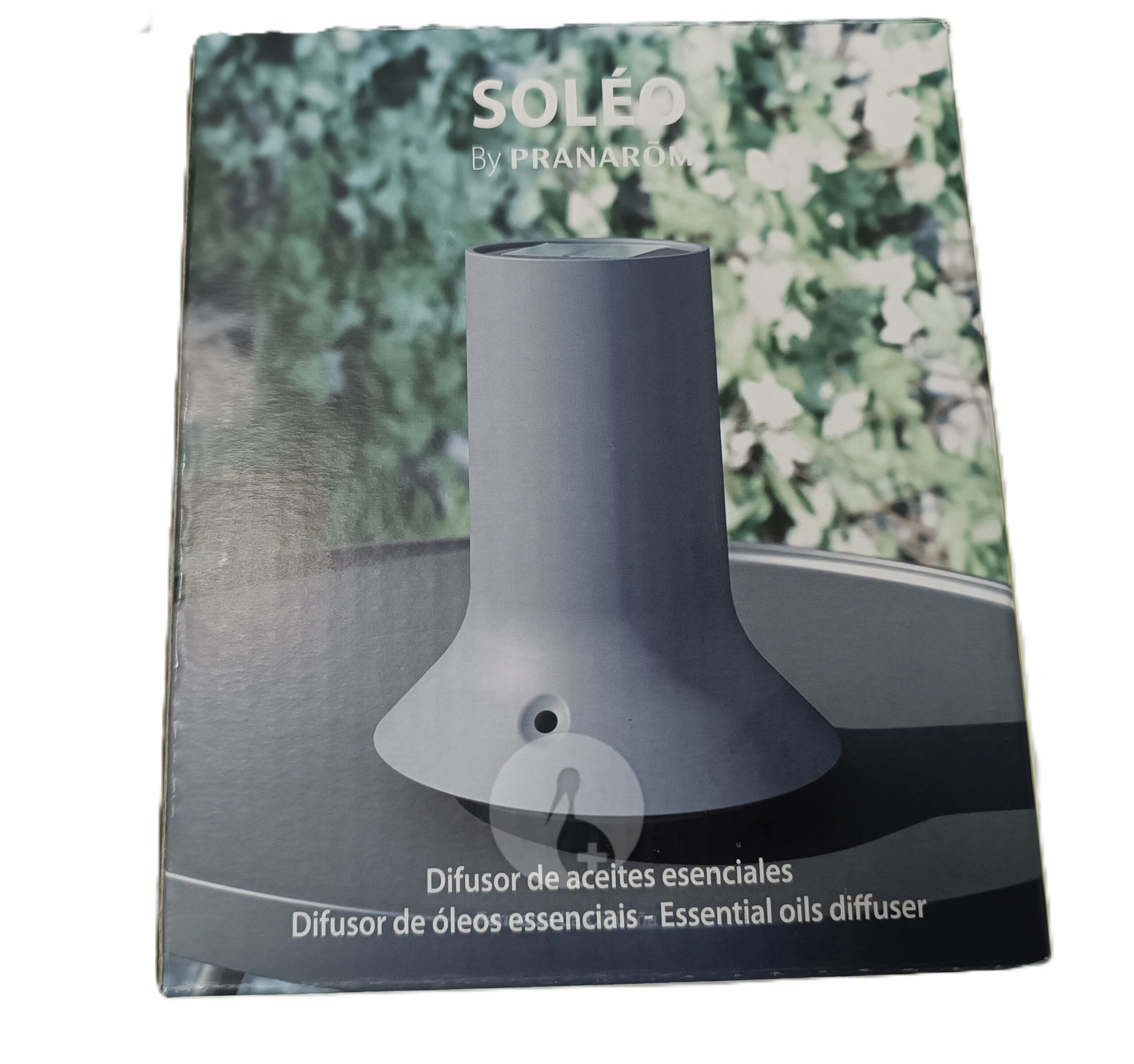 PRANAROM SOLEO GRIS DIFUSOR SOLAR Y PORTATIL